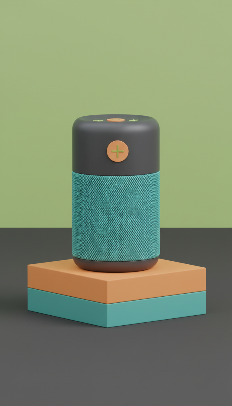 Mini wireless Bluetooth speaker with long battery life